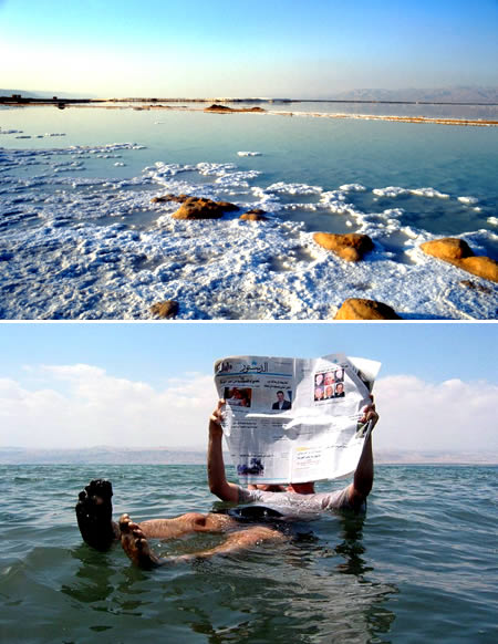 Мертвое озеро в Израиле и Иордане